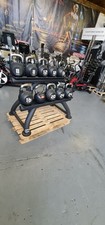 10x Blk Box Kettlebells/ Rack 8 KG TO 24 KG Commercial Gym Equipment