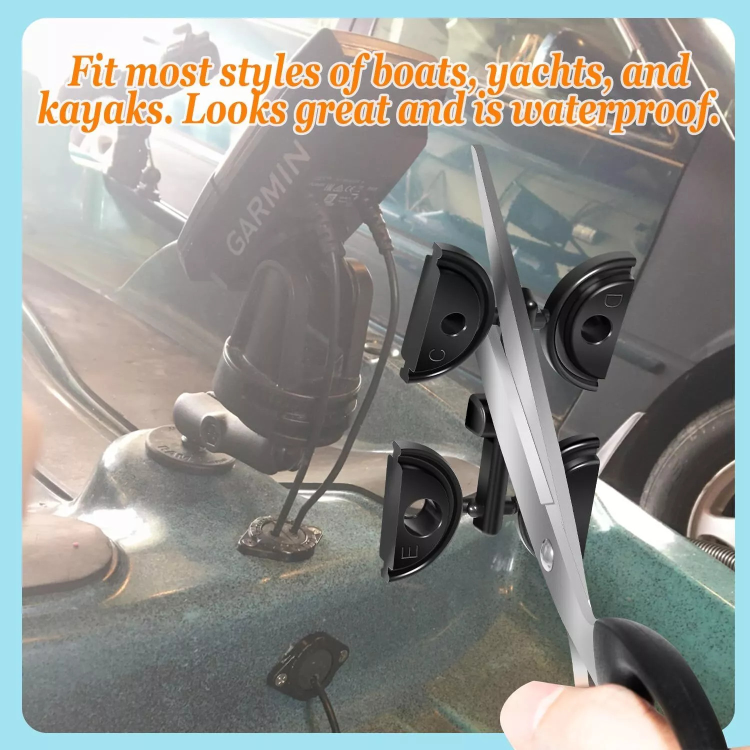 GridLoc Through Hull Wiring Kit for Device Battery Connections / Kayak Fishing