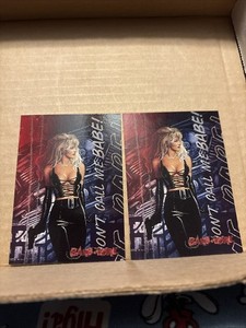 2 Card Lot - 1996 Topps Barb Wire John Bolton Art #65 Mint