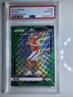 2024 Panini Prizm - Rookies Bo Nix #309 Green Wave Prizm (RC) PSA 10