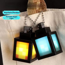 MINECRAFT LANTERN KEYCHAIN/Video Game Key Chain/Keyring
