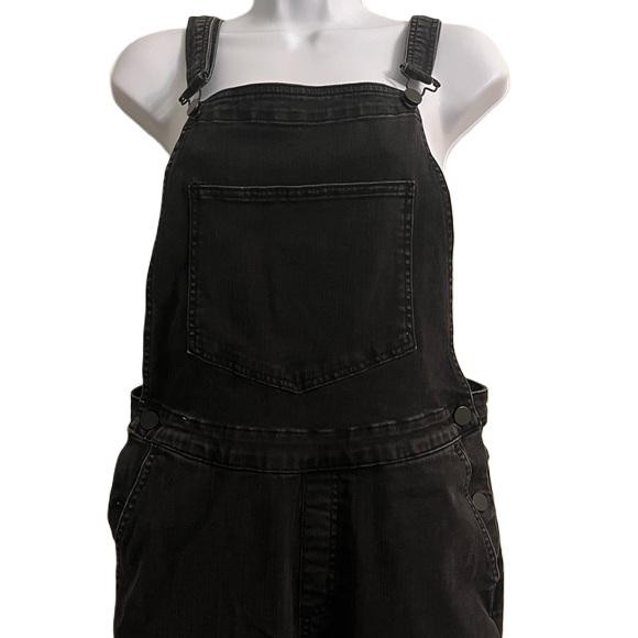 BDG Black Denim Overalls Jumpsuit Women's Size Medium image 2
