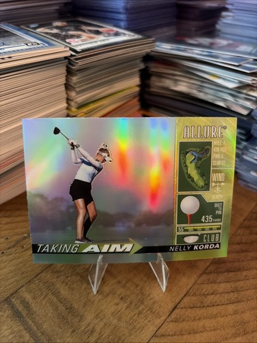 Nelly Korda [Yellow] #TA-10 2026 Upper Deck Allure Taking Aim card