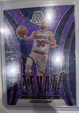 2024-25 Panini Mosaic - Elevate Stephen Curry #24 Fluorescent Purple Mosaic...