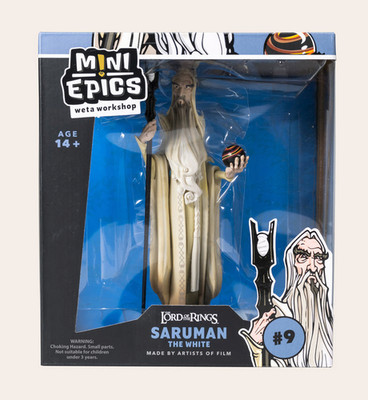 Weta Workshop Mini Epics Saruman the White Lord of the Rings LOTR