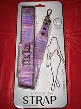 Crossbody Strap for Smart Phones Metallic Pink New Shopping, Travel, Everyday