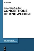 Conceptions Of Knowledge Stefan Tolksdorf