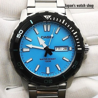 CASIO Diver-Look MTD-125D-2A3VDF Silver Men's Watch New in Box