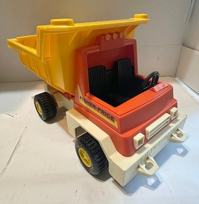 Vintage 1970s Fisher-Price Husky Helper Dump Truck - # 302  