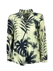 4.10 BottegaKilometriZero DD26805 GURU Tropical Shirt Yellow/Grey/Blue