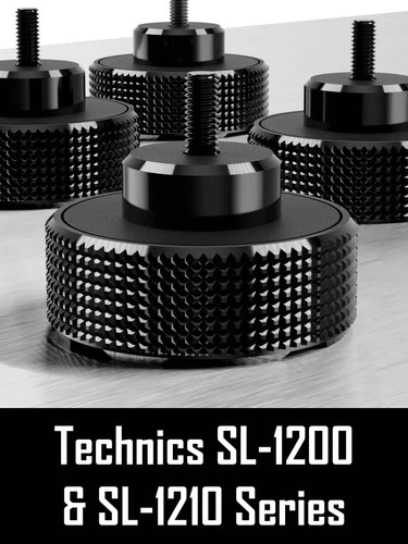 SpinCandy™ Turntable Isolation Feet for Technics SL-1200 SL-1210 Series Set of 4