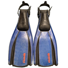 Mares Plana Avanti Blue Scuba or Snorkeling Fins Size Large