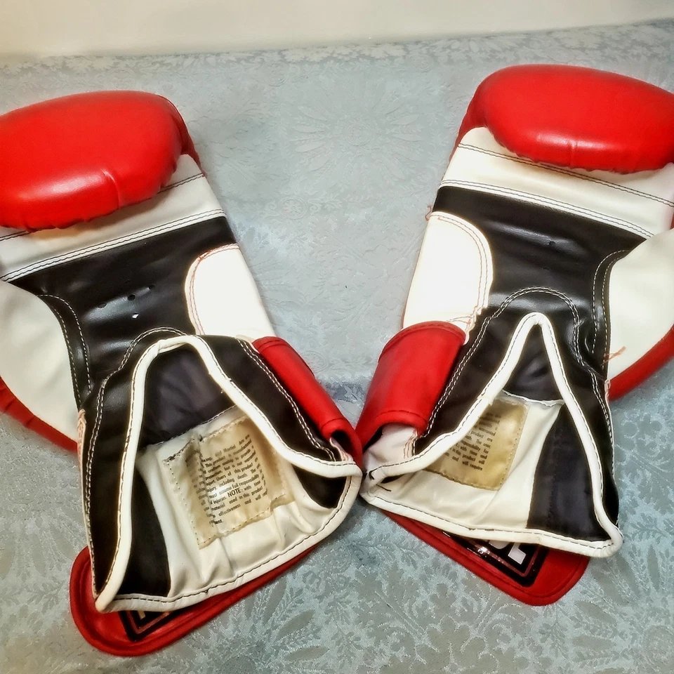 Guantes de boxeo Ringside Gel Shock Safety Sparring 16 OZ rojos Foto 4 de 4