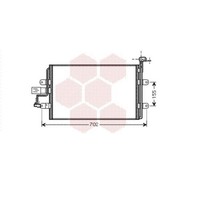 VAN Wezel Kondensator Klimaanlage FüR VW Golf IV Variant 1J5 1J1 1J2 Seat