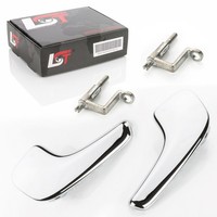 2X TüRgriff Chromoptik Innen Bolzen Links Rechts FüR Opel Corsa D 136044 136045