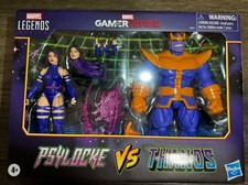 Hasbro Marvel Legends Series Psylocke vs Thanos Gamerverse Action Figures