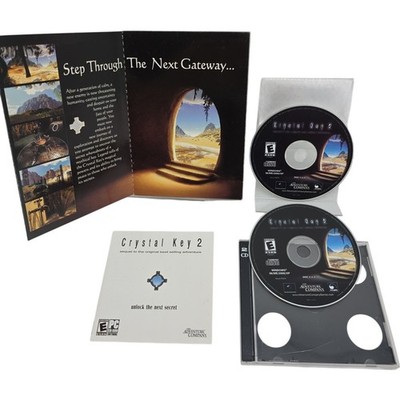 Crystal Key 2 PC CD ROM Game 2004 Adventure Company Tested and Working