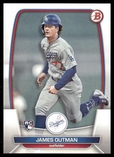 James Outman Rookie 2023 Bowman Los Angeles Dodgers #13