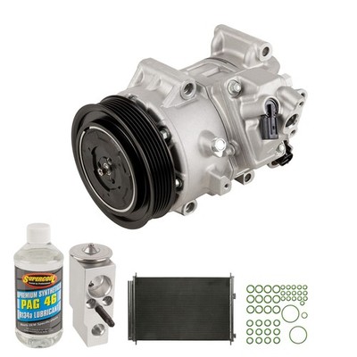 For Toyota RAV4 2009-2012 A/C Kit w/ AC Compressor Condenser & Drier GAP