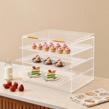 3-Tier Acrylic Bakery Display Case Countertop...
