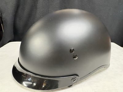 GMAX hh-65 Full Dressed Size Large Matte Blackhalf helmet flip down visors