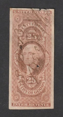 US Stamps, Collection , General Revenue R45a, imperf, faulty - see below