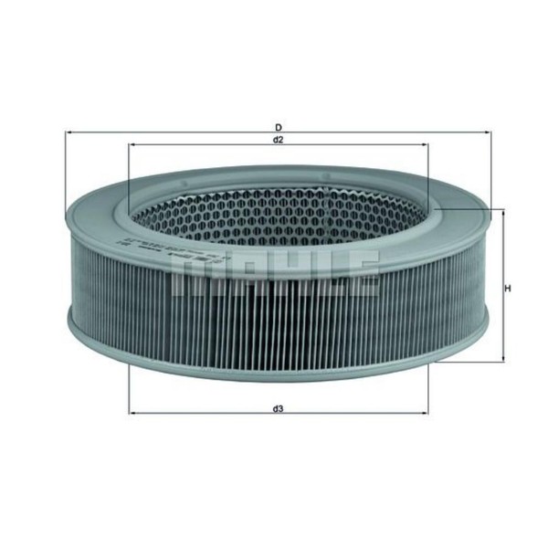 Mahle Filtereinsatz Luftfilter FüR Mercedes-Benz Kombi T-Model Saloon T1 Kasten-image