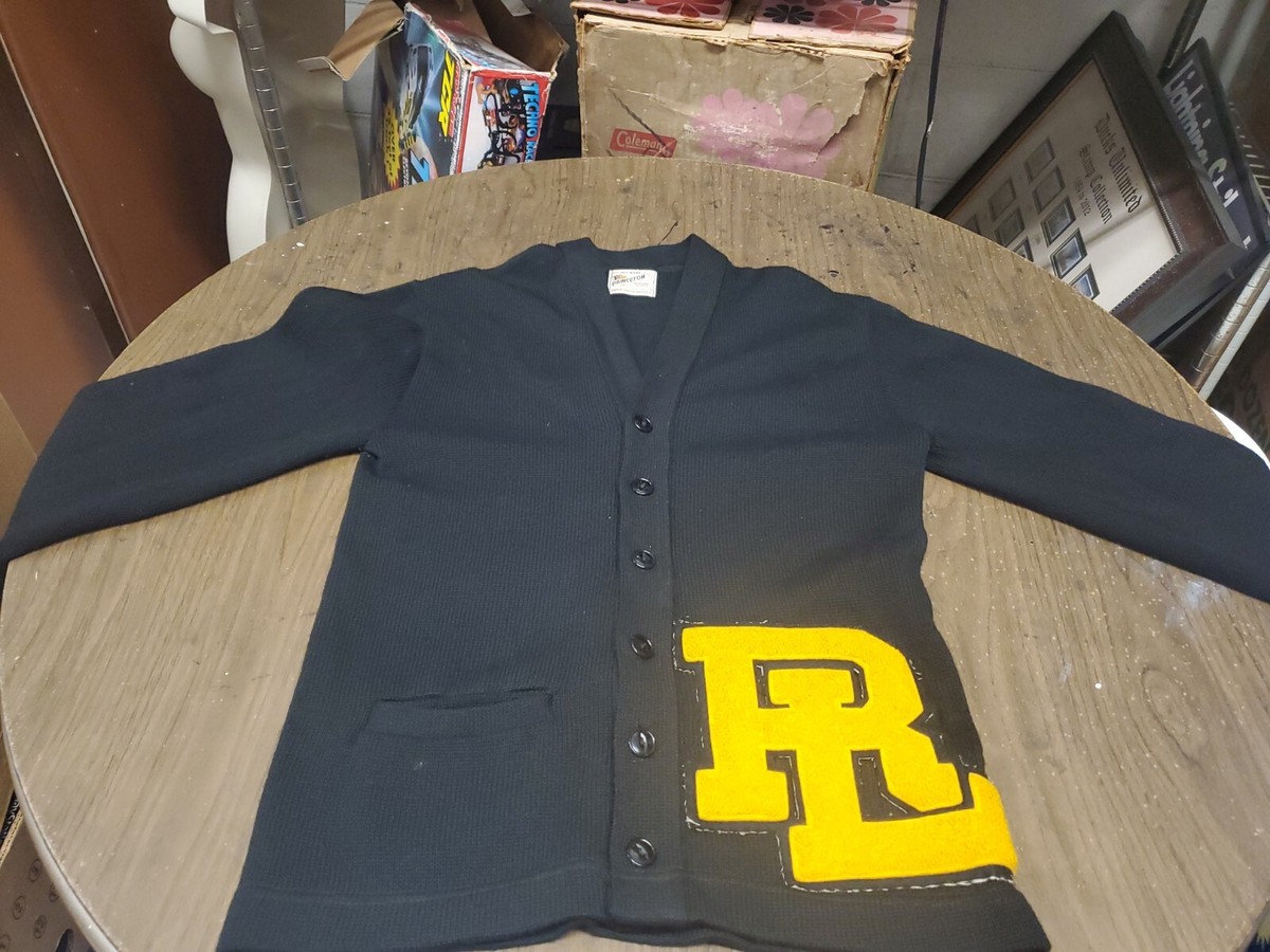 Vintage 50s-60s Princeton Award Sweater All-Wool Letterman