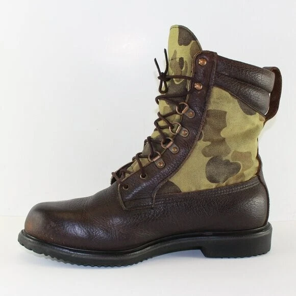 Vintage Red Wings Irish Setter Sport Hunting Camo Boots Mens Size 12 - Image 3 of 4