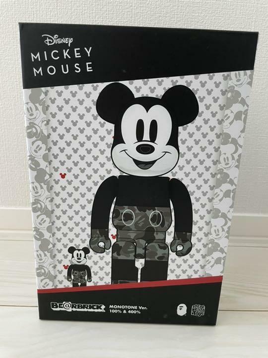 Medicom BE@RBRICK BAPE Mickey Mouse 400% & 100% New | eBay Medicom BE@RBRICK BAPE Mickey Mouse 400% & 100% New | eBay
