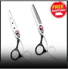 Purple Dragon Hair Scissors Professional 6" Japan Stainless Hair Cutting Scissor