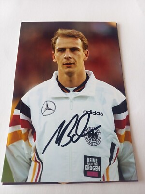 Signiertes Foto Mario Basler DFB NEU (3)