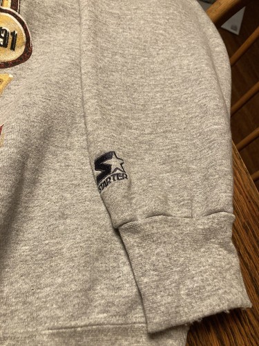 Vintage 1996 Starter Chicago Bulls Sweatshirt Gr. L The Greatest Team Ever MJ USA - Bild 4 von 6