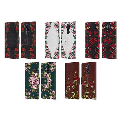 HEAD CASE DESIGNS FLORAL ART DECO LEATHER BOOK WALLET CASE FOR NOKIA PHONES