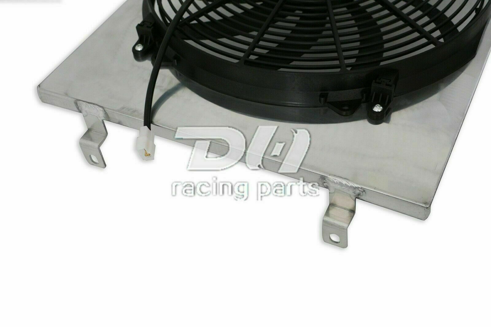 Aluminum Radiator Shroud+Fan For 19551957 Chevy 150/210/Bel air/Normad