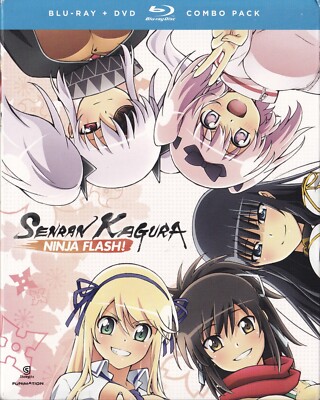 Senran Kagura: Ninja Flash! (Blu-Ray Disc / DVD, 2014, 4-Disc Set)
