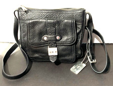 Lauren Ralph Lauren Black Leather Crossbody Bag Classic Small 1967 series