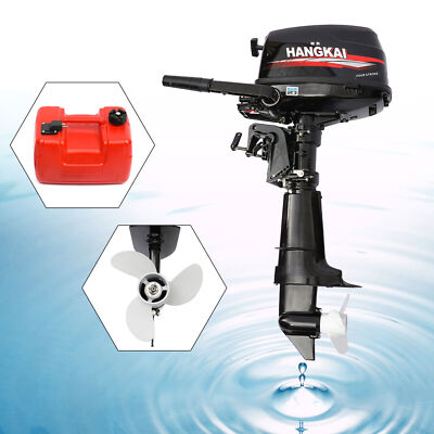 HANGKAI 6.5 HP 4 Stroke Outboard Motor Fishing Boat Engine Water Cooling CDI