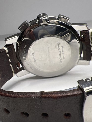 Girard Perregaux Chronograph Ref 7500 Automatic 36mm Steel Date Watch - Picture 10 of 13