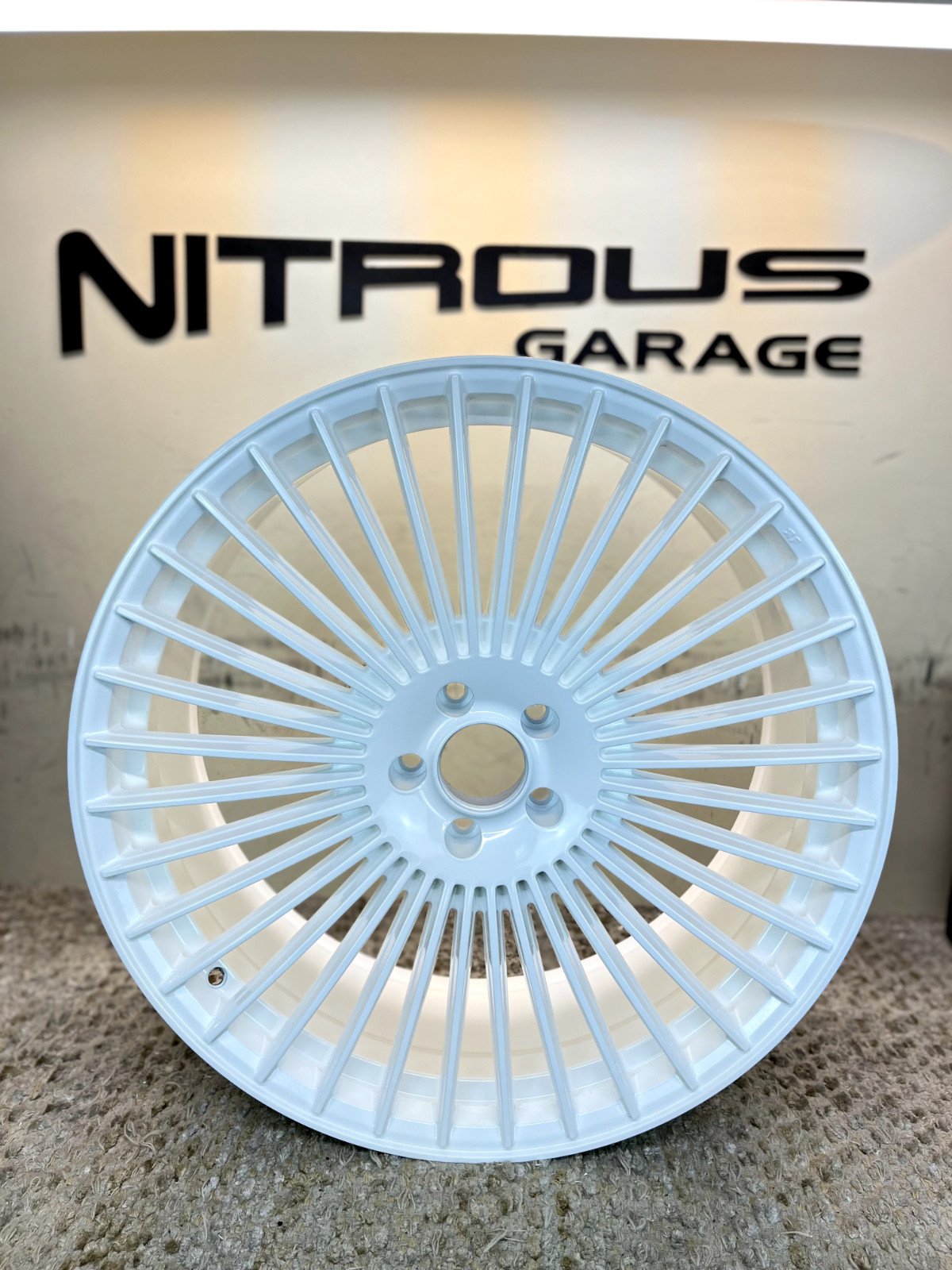 22 WHITE STAGGERED CONCAVE RF35 MESH WHEELS FOR ROLLS ROYCE GHOST WRAITH DAWN