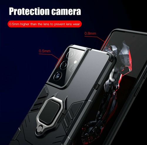 F Vivo Y11s Y20S Y21 Shockproof Hybrid Magnetic Ring Holder Stand Case Cover - Picture 9 of 16
