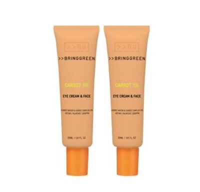 BRING GREEN Carrot Vita Eye Cream&Face 30ml + 30ml