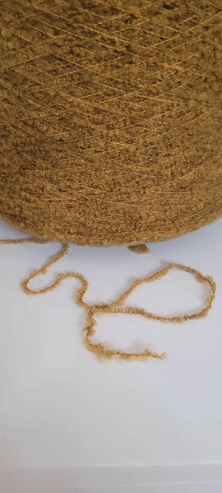 Lote 15 (libras) de tear manual, agulhas de crochê Lineapiu' Italia fio strech pastor - Imagem 3 de 4