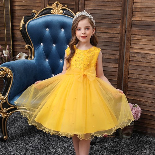 Children's Cstumes Kids Dress Girls Princess Dress For Party Wedding Birthday - Picture 29 of 38