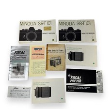 Camera and Lens Manual and Paperwork Random Kodak Minolta