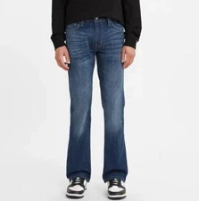 Levi's 527™ SLIM BOOTCUT MEN'S JEANS 055270488 Dark Wash Wave Illusions 44 x 32