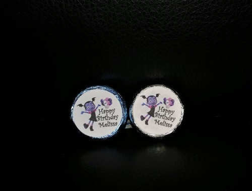 @PERSONALISIERTE DISNEY VAMPIRINA KUSS/BLASE/NUGGET/WASSERFLASCHE/GESCHENKSETIKETTEN@ - Bild 5 von 13