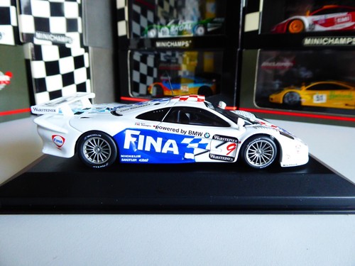 1 43 Minichamps McLaren F1 GTR Fina #9 BMW Motorsport FIA GT 1997 Dealer Lim. Ed - Imagen 7 de 14