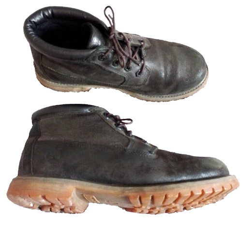 TIMBERLAND NELLIE CHUKKA ANTI-FATIGUE BLACK NUBUCK LEATHER BOOTS UK 7 EU 41 - Picture 2 of 13
