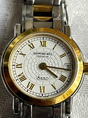 RAYMOND WEIL GENEVE SAXO LADIES SWISS MADE WATCH 9621 7''